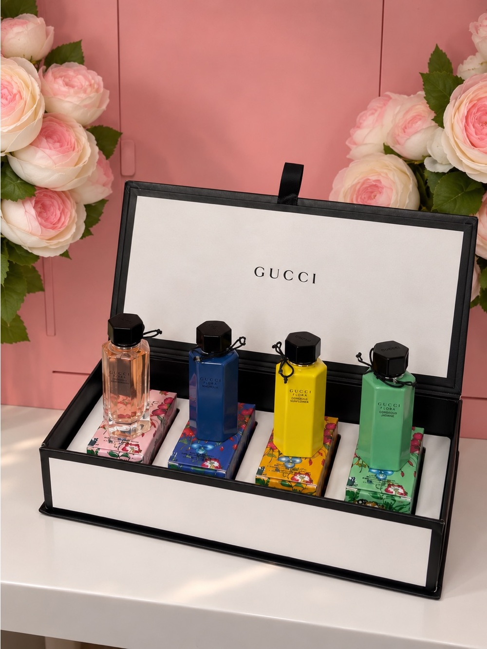 💐✨ FLORA GORGEOUS COLLECTION | 4-PIECE MINI PERFUME SET 🎁